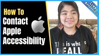 How to contact apple accessibility | Get Help for your iPhone or other Apple Device #LiveAccessible