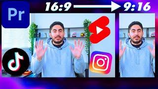 Convert Horizontal Video to Vertical in Premiere Pro (TikTok, Instagram Reels & YouTube Shorts)