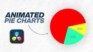 Create Animated Pie Chart Infographics in DaVinci Resolve 18.5 (Fusion Motion Graphics Tutorial)