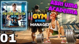 ABRI UMA ACADEMIA / GYM STORE SIMULATOR #gymsstoresimulator #gymsimulator #fitnessgymsimulator