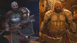 Brok & Kratos Explain Why Kratos Weapons Were Downgraded Back To Level 1 - God Of War: Ragnarök