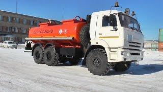 Автотопливозаправщик АТЗ-12 двухсекционный на шасси КАМАЗ 43318-46