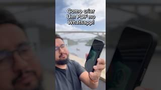 Como criar PDF usando o Whatsapp