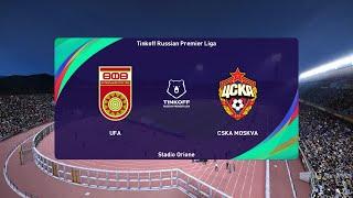 PES 2021 | UFA vs CSKA Moscow - Russia Premier League | 20/09/2020 | 1080p 60FPS