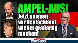 VORSICHT beim Ampel-Aus! So wollen Scholz und Habeck weiter regieren! Achtung, Reichelt, 7.11.2024