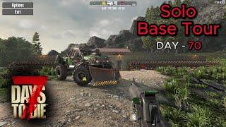 7 Days to Die - Solo Base Tour - Day 70 - Default Settings - Xbox