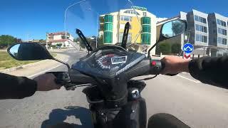 SHINERAY CUB 50cc 2024 motobike pov drive (review)