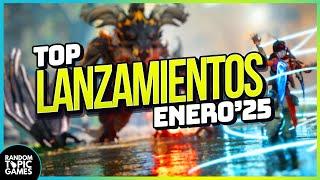 TOP LANZAMIENTOS - JUEGOS de ENERO 2025  PC, PLAYSTATION, XBOX, SWITCH.