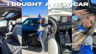 BUYING A BRAND NEW CAR AT 22! | car tour + buying process + payments  2024 CR-V HYBRID SPORT-L