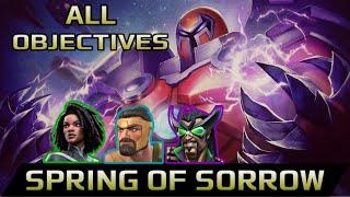 Conquer the Sorrow: Spring of Sorrow Onslaught All Objectives Walkthrough | Week 2 | Mcoc
