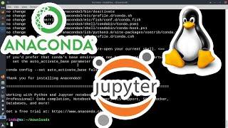 Install ANACONDA, JUPYTER NOTEBOOK, IPYTHON in Linux (MX Linux, Ubuntu, Debian, Kali, etc)