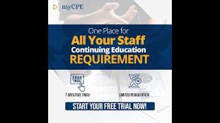 Unlimited Access for CPA Firms by myCPE