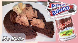 No Oven Chocolate Cake (2 ingredients) Choco Moist Cake| withJoshvy