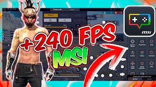 Como BUGUEAR FPS A 240  EN MSI 5.9 o BLUESTACK 5 free fire 2024 NO TENDRÁS LAG