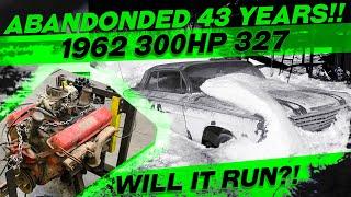 1962 Impala Super Sport 300HP 327 Engine Abandoned for 43 Years!! Will it Run?!?