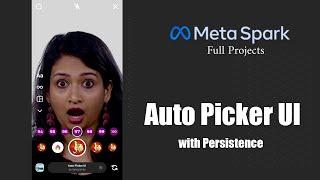 Auto Picker UI (More Than 10 Options) - Script for Meta Spark AR Studio