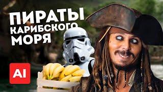 Пираты Карибского моря, но режиссер - нейросеть