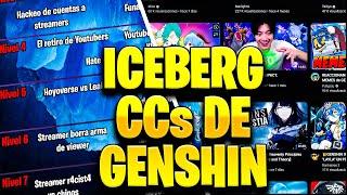 EL ICEBERG DE LOS CREADORES DE CONTENIDO DE GENSHIN IMPACT