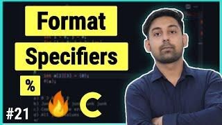 Format Specifiers In C Language | Lecture In Hindi | By Nirbhay Kaushik