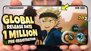 Finally! We Have THE GLOBAL RELEASE DATE For Black Clover Mobile & 1 MILLION PRE-REGISTRATION REWARD