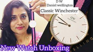 Daniel Wellington Watch Unboxing | Classic Winchester | Rose Gold 36 mm | Review|Asvi World|In Tamil