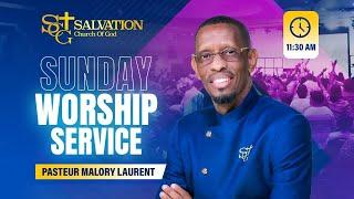 11:30AM Worship Service | Salvation Church of God | 09/29/2024 | Pasteur Malory Laurent