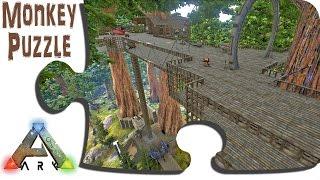 ARK: Advanced Building: Redwood Bridge / Base / Pub Showcase--Valhalla Modded YMCArk Survival Server