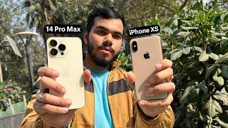 4 Years Old iPhone Camera Still Rocks!  iPhone XS in 2023 | iPhone XS vs 14 Pro Max Camera (HINDI)
