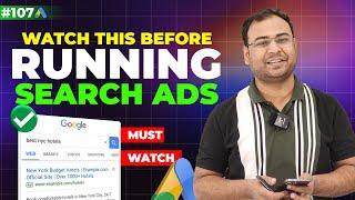 Google Search Ads Checklist for Beginners | Points to Consider before Running Search Ads