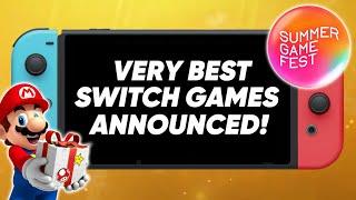 Top 15 BEST Nintendo Switch Games Announced @ Summer Game Fest 2024