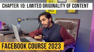 Limited Originality of Content | LOC & Solution | Facebook Course Episode 10