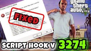 [FIX] Script Hook V Critical Error FATAL: Unknown Game Version in GTA 5 | VERSION 3274