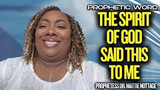 PROPHETIC WORD: Spiritual Acceleration In End Times || Prophetess Mattie Nottage