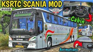 New KSRTC SCANIA BUS MOD For Bus Simulator Indonesia | Free Mod | New Bus Mod For Bussid #bussidmods