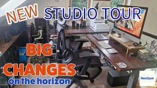 Studio Tour and Channel Update/ Flexispot Standing Desk