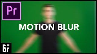 Turn on Motion Blur in Premiere