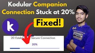 FIXED - Kodular Companion Live Test Stuck at 20% | Kodular Live Test Problem Android App Development