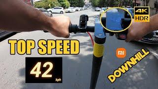 Xiaomi Mi Pro 2 Electric Scooter TOP SPEED (Environment Sound Only) 4K