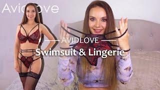 Summer Swimsuit Lingerie Try on Haul | Avidlove ft. Xenia Crushova