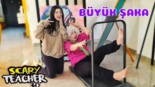 GERÇEK HAYATTA SCARY TEACHER | BÜYÜK ŞAKA | KOŞU BANDINDAN DÜŞTÜ ! EYLÜL LAL