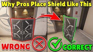 The Reason Why Pro & Champion Players Place Shields Like This! - Rainbow Six Siege