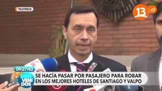 Robaba en los mejores hoteles de Santiago | Bienvenidos