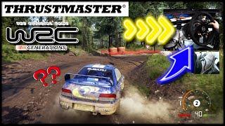 SUBARU IMPREZA WRC Kanepi Epic stage / WRC Generations Thrustmaster T300RS Triple Monitor Gameplay