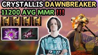  Crystallis DAWNBREAKER Hard Carry Gameplay 7.37e  Dawnbreaker Carry ? - Dota 2