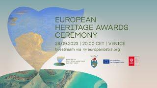 European Heritage Awards Ceremony 2023 in Venice