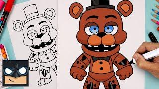 How To Draw Withered Freddy | Five Nights at Freddy's