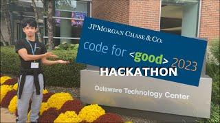 CODING FOR J.P. MORGAN!! | J.P. Morgan Code for Good Hackathon Vlog | #CodeForGood