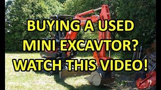 What to look for when buying a mini excavator