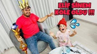 ELİF SİNEM KÖLE OLDU !! BABA KRAL OLDUĞUNA PİŞMAN OLDU !!