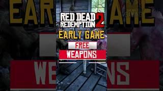 RDR2 : 6 FREE WEAPONS right at the BEGINNING #rdr2 #gaming #arthurmorgan #rdo #rockstar